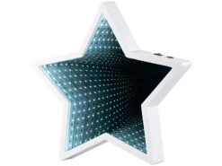 Lunartec Tunnelspiegel:2er Pack Sternförmiger Unendlichkeitsspiegel, 60 Weiße LEDs, -Lunartec Shop nx8172 11