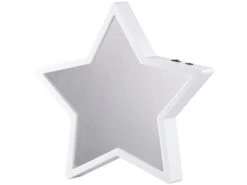 Lunartec Endlosspiegel:Sternförmiger Unendlichkeitsspiegel, 60 Weiße LEDs, Batteriebetrieben -Lunartec Shop nx8172 5 1