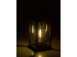 Lunartec LED Tischlampen:2er-Set Solar-Laterne Mit LED-Glühbirne, Dämmerungs-Sensor, Akku, 5 Lm -Lunartec Shop nx8340 0 1