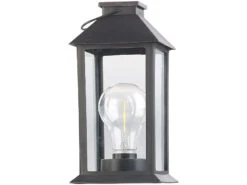 Lunartec LED Tischlampen:2er-Set Solar-Laterne Mit LED-Glühbirne, Dämmerungs-Sensor, Akku, 5 Lm -Lunartec Shop nx8340 7 1