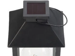 Lunartec LED Tischlampen:2er-Set Solar-Laterne Mit LED-Glühbirne, Dämmerungs-Sensor, Akku, 5 Lm -Lunartec Shop nx8340 8 1
