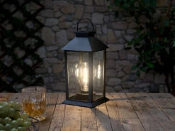 Lunartec Solar Laterne Outdoor:Solar-Laterne Mit LED-Glühbirne, Dämmerungs-Sensor & Akku, 5 Lm, IP44 14 Lunartec Solar Laterne Outdoor:Solar-Laterne Mit LED-Glühbirne, Dämmerungs-Sensor & Akku, 5 Lm, IP44 -Lunartec Shop nx8340 9