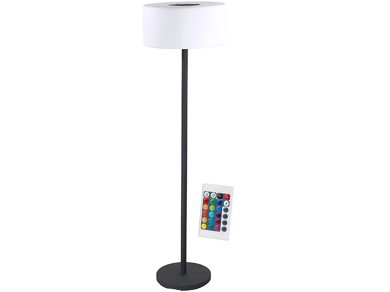 Lunartec Solar Stehlampe Outdoor:Solar-LED-Stehleuchte, Lichtsensor, 16 Farben, 50 Lm, 2,4 W, IP44 5 Lunartec Solar Stehlampe Outdoor:Solar-LED-Stehleuchte, Lichtsensor, 16 Farben, 50 Lm, 2,4 W, IP44 – Bild 3