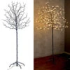 Lunartec LED Baum Outdoor:LED-Deko-Baum Mit 200 Beleuchteten Knospen, 150 Cm, Drinnen & Draußen -Lunartec Shop nx8795 7