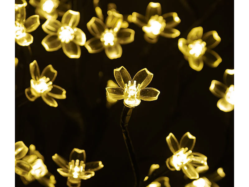 Lunartec LED Bäumchen:LED-Baum Mit 64 Beleuchteten Blüten, 45 Cm, IP44, Für Innen & Außen 7 Lunartec LED Bäumchen:LED-Baum Mit 64 Beleuchteten Blüten, 45 Cm, IP44, Für Innen & Außen – Bild 5