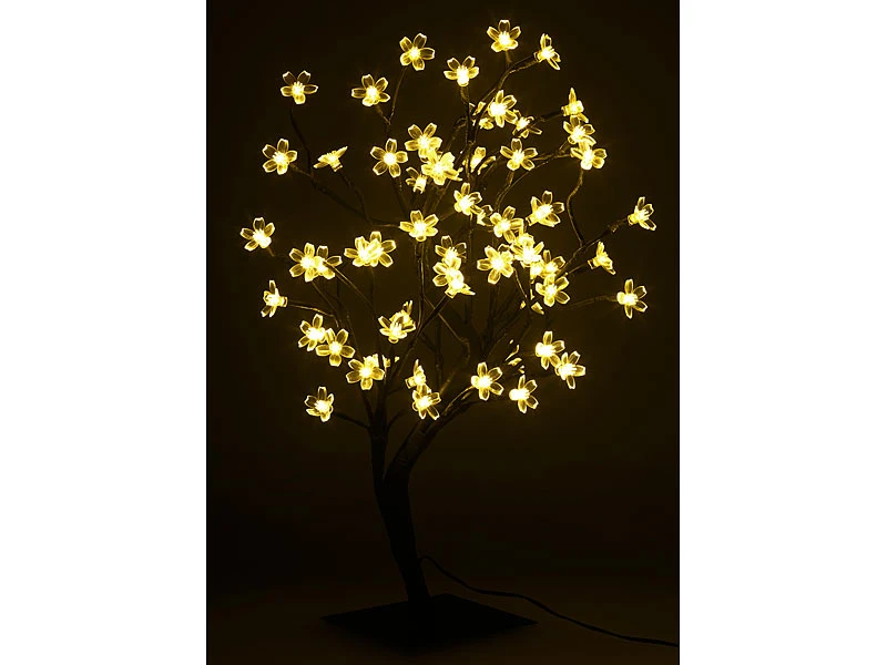 Lunartec LED Bäumchen:LED-Baum Mit 64 Beleuchteten Blüten, 45 Cm, IP44, Für Innen & Außen 8 Lunartec LED Bäumchen:LED-Baum Mit 64 Beleuchteten Blüten, 45 Cm, IP44, Für Innen & Außen – Bild 6