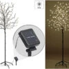 Lunartec Solarbaum:XL-Solar-LED-Lichterbaum Mit 200 Beleuchteten Knospen, 150cm, IP44 -Lunartec Shop nx8815 6