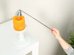 Britesta Kerzen Löschglocke:3er-Set Edelstahl-Kerzenlöscher Mit Teleskop-Griff Bis 62 Cm -Lunartec Shop nx8921 8 1