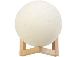 Lunartec Mondleuchte:Deko-Mond-Leuchte Mit LED, Touch-/Fernbedienung, Akku, 16 Farben,Ø15cm -Lunartec Shop nx8965 13