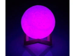 Lunartec Mondleuchte:Deko-Mond-Leuchte Mit LED, Touch-/Fernbedienung, Akku, 16 Farben,Ø15cm -Lunartec Shop nx8965 2