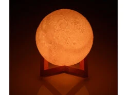Lunartec Mondleuchte:Deko-Mond-Leuchte Mit LED, Touch-/Fernbedienung, Akku, 16 Farben,Ø15cm -Lunartec Shop nx8965 4