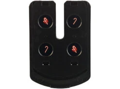 Lunartec Projektor Kerze:LED-Projektions-Kerze, 24 Weihnachtliche Motive, Fernbedienung, 15 Cm -Lunartec Shop nx8977 2 1