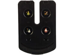 Lunartec Projektor Kerze:LED-Projektions-Kerze, 24 Weihnachtliche Motive, Fernbedienung, 15 Cm -Lunartec Shop nx8977 3 1