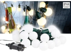 Lunartec Lichterkette Glühbirnen:2er-Set LED-Lichterkette Mit Je 20 Lämpchen, 1,2 W, Warmweiß, IP44 18 Lunartec Lichterkette Glühbirnen:2er-Set LED-Lichterkette Mit Je 20 Lämpchen, 1,2 W, Warmweiß, IP44 -Lunartec Shop nx9126 8 1