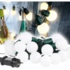 Lunartec Lichterkette Glühbirne:LED-Lichterkette Mit 20 Lämpchen, 1,2 Watt, Warmweiß, 475 Cm, IP44 -Lunartec Shop nx9126 8