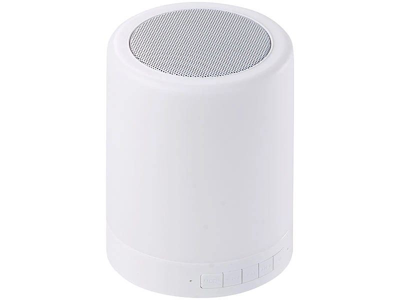 Lunartec Bluetooth Tischlampe:2in1-Lautsprecher, Bluetooth, Akku, LED-Tischleuchte 6 Watt, 160 Lumen 5 Lunartec Bluetooth Tischlampe:2in1-Lautsprecher, Bluetooth, Akku, LED-Tischleuchte 6 Watt, 160 Lumen – Bild 3