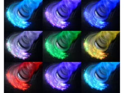Lunartec LED Lichtfaser Set:Glasfaser-RGB-LED-Sternenhimmel Mit Fernbedienung Und 200 Lichtfasern -Lunartec Shop nx9146 15