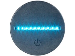 Lunartec LED Lichtsockel:3D-Hologramm-Lampe Für Austauschbare 3D-Leuchtmotive, 7-farbig, USB