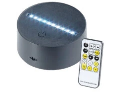 Lunartec 3D LED:3D-Hologramm-Lampe Mit Leuchtmotiv "Unendliche Schleife", 7-farbig -Lunartec Shop nx9153 11