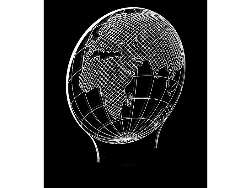 Lunartec 3D Lampe:3D-Leuchtmotiv "Planet Erde" Für Deko-LED-Lichtsockel LS-7.3D 13 Lunartec 3D Lampe:3D-Leuchtmotiv "Planet Erde" Für Deko-LED-Lichtsockel LS-7.3D – Bild 11