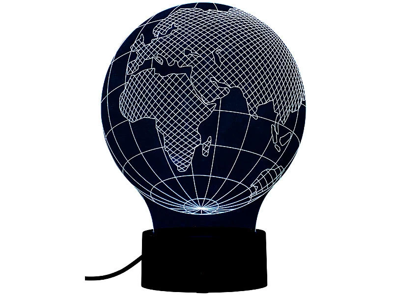 Lunartec 3D Lampe:3D-Leuchtmotiv "Planet Erde" Für Deko-LED-Lichtsockel LS-7.3D 21 Lunartec 3D Lampe:3D-Leuchtmotiv "Planet Erde" Für Deko-LED-Lichtsockel LS-7.3D – Bild 19
