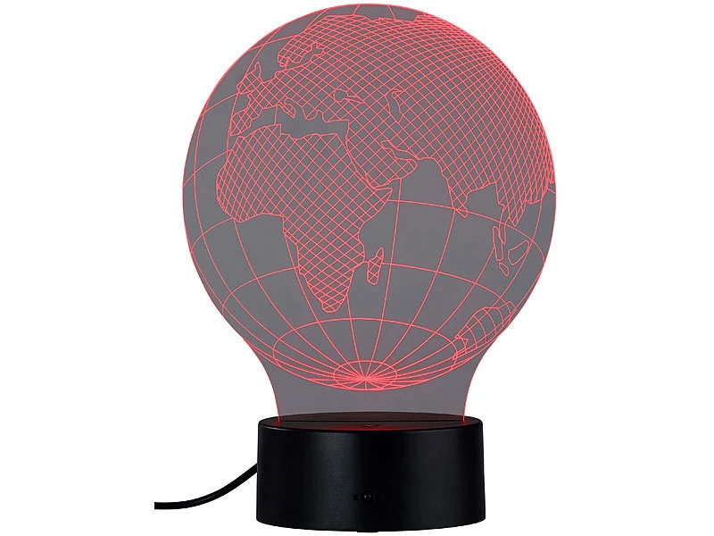 Lunartec 3D Lampe:3D-Leuchtmotiv "Planet Erde" Für Deko-LED-Lichtsockel LS-7.3D 18 Lunartec 3D Lampe:3D-Leuchtmotiv "Planet Erde" Für Deko-LED-Lichtsockel LS-7.3D – Bild 16