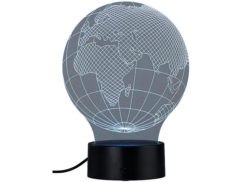 Lunartec 3D Lampe:3D-Leuchtmotiv "Planet Erde" Für Deko-LED-Lichtsockel LS-7.3D 20 Lunartec 3D Lampe:3D-Leuchtmotiv "Planet Erde" Für Deko-LED-Lichtsockel LS-7.3D – Bild 18