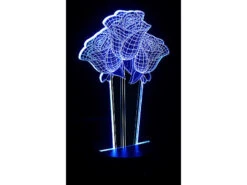 Lunartec 3D Lichter:3D-Hologramm-Lampe Mit Leuchtmotiv "Rosen", 7-farbig 30 Lunartec 3D Lichter:3D-Hologramm-Lampe Mit Leuchtmotiv "Rosen", 7-farbig -Lunartec Shop nx9159 14