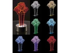 Lunartec 3D Lichter:3D-Hologramm-Lampe Mit Leuchtmotiv "Rosen", 7-farbig 28 Lunartec 3D Lichter:3D-Hologramm-Lampe Mit Leuchtmotiv "Rosen", 7-farbig -Lunartec Shop nx9159 23