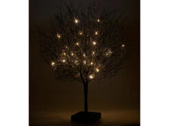 Lunartec Lichtbaum:Moderner Lichterbaum Mit 25 Warmweißen LEDs, 50 Cm, Schwarz -Lunartec Shop nx9336 2