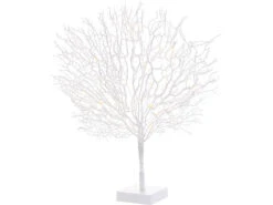 Lunartec Lichterbaum Deko:Moderner Lichterbaum Mit 25 Warmweißen LEDs, 50 Cm, Weiß 11 Lunartec Lichterbaum Deko:Moderner Lichterbaum Mit 25 Warmweißen LEDs, 50 Cm, Weiß -Lunartec Shop nx9337 3 1