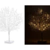 Lunartec Lichterbaum Deko:Moderner Lichterbaum Mit 25 Warmweißen LEDs, 50 Cm, Weiß