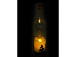 Lunartec LED Flaschen:Deko-Glasflasche Mit LED-Kerze, Bewegliche Flamme, Timer, Tannen-Motiv 13 Lunartec LED Flaschen:Deko-Glasflasche Mit LED-Kerze, Bewegliche Flamme, Timer, Tannen-Motiv -Lunartec Shop nx9350 3