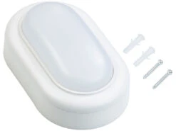 Luminea Garagen-Lampen:2er-Set Stoßfeste LED-Feuchtraumleuchten, 900 Lm, 8 W, 4000 K, IK08 -Lunartec Shop nx9601 2 1