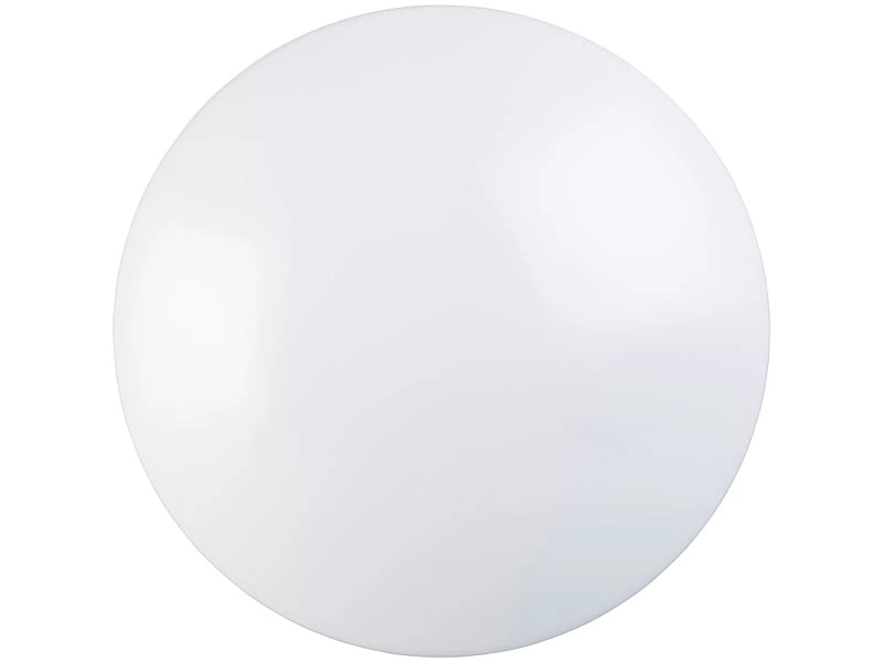 Luminea LED Deckenlampe:LED-Wand- & Deckenleuchte Mit 1440 Lumen, Ø 38 Cm, 24 Watt, Warmweiß 5 Luminea LED Deckenlampe:LED-Wand- & Deckenleuchte Mit 1440 Lumen, Ø 38 Cm, 24 Watt, Warmweiß – Bild 3