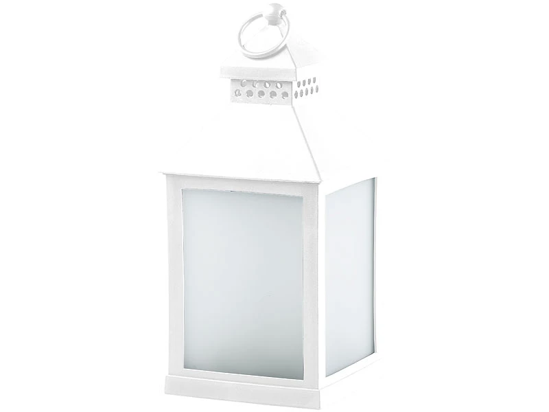 Lunartec Gartendeko-Laterne:4er Pack LED-Laterne Mit Realistischem Flammenspiel Und Timer, Weiß 9 Lunartec Gartendeko-Laterne:4er Pack LED-Laterne Mit Realistischem Flammenspiel Und Timer, Weiß – Bild 7