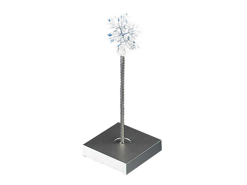 Lunartec LED-Dekoleuchte Kabellos:2er-Set LED-Dekoleuchten "Eiskristall", Weiße LED, Batteriebetrieben 5 Lunartec LED-Dekoleuchte Kabellos:2er-Set LED-Dekoleuchten "Eiskristall", Weiße LED, Batteriebetrieben – Bild 3