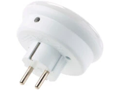 Revolt Orientierungslicht:LED-Nachtlicht Mit Dämmerungssensor Und Steckdose Weiß, 3er-Set -Lunartec Shop px1996 1