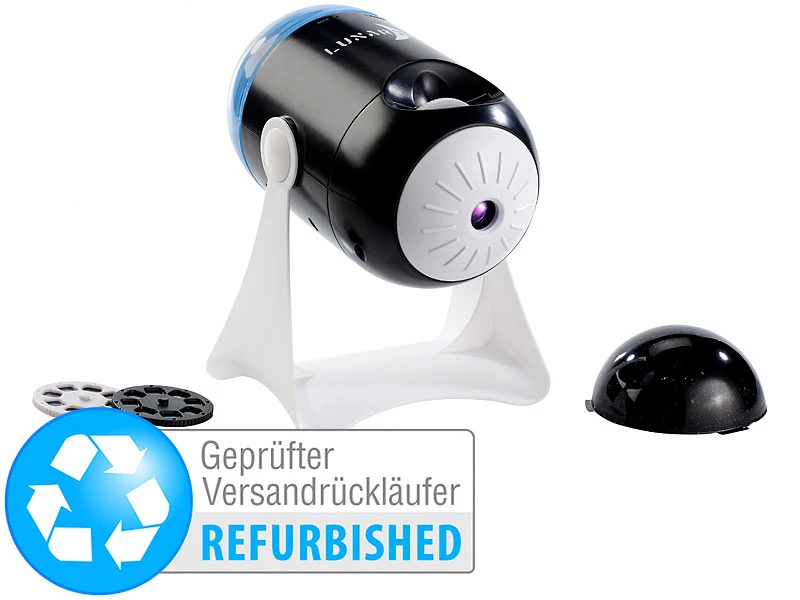 Lunartec LED Beamer:2in1-Sternenhimmel-Projektor "Weltallzauber" (Versandrückläufer) 3 Lunartec LED Beamer:2in1-Sternenhimmel-Projektor "Weltallzauber" (Versandrückläufer)