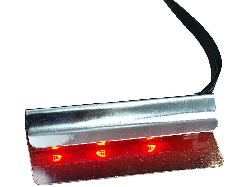 Luminea Home Control Beleuchtung Glasboden:2er-Set WLAN-LED-Glasbodenbeleuchtungen, 4 Klammern, 12 RGBW-LEDs, App 8 Luminea Home Control Beleuchtung Glasboden:2er-Set WLAN-LED-Glasbodenbeleuchtungen, 4 Klammern, 12 RGBW-LEDs, App – Bild 6