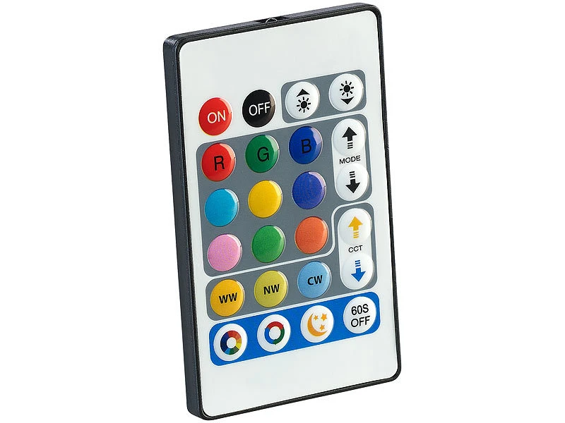 Luminea LED Strahler Bunt:2er-Set Wetterfeste Outdoor-Fluter, RGB-CCT-LEDs, 15 W, 1.250 Lm, IP65 9 Luminea LED Strahler Bunt:2er-Set Wetterfeste Outdoor-Fluter, RGB-CCT-LEDs, 15 W, 1.250 Lm, IP65 – Bild 7