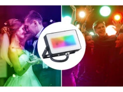 Luminea RGB LED Fluter:2er-Set Wetterfeste RGBW-LED-Fluter Mit Fernbedienung, 10 W, 750 Lm 24 Luminea RGB LED Fluter:2er-Set Wetterfeste RGBW-LED-Fluter Mit Fernbedienung, 10 W, 750 Lm -Lunartec Shop zx1981 14