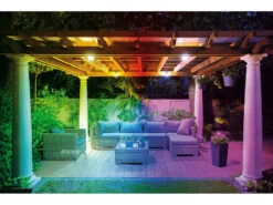 Luminea RGB LED Fluter:2er-Set Wetterfeste RGBW-LED-Fluter Mit Fernbedienung, 10 W, 750 Lm 27 Luminea RGB LED Fluter:2er-Set Wetterfeste RGBW-LED-Fluter Mit Fernbedienung, 10 W, 750 Lm -Lunartec Shop zx1981 15