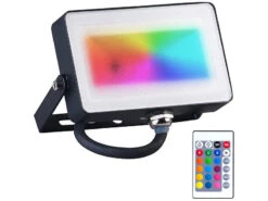 Luminea RGB LED Fluter:2er-Set Wetterfeste RGBW-LED-Fluter Mit Fernbedienung, 10 W, 750 Lm 36 Luminea RGB LED Fluter:2er-Set Wetterfeste RGBW-LED-Fluter Mit Fernbedienung, 10 W, 750 Lm -Lunartec Shop zx1981 7