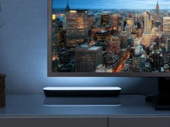 Luminea Home Control Standleuchte:WLAN-USB-Stimmungsleuchte Mit RGB+CCT-LEDs, App, 80 Lm, 3,5 W, Schwarz -Lunartec Shop zx5060 7 1