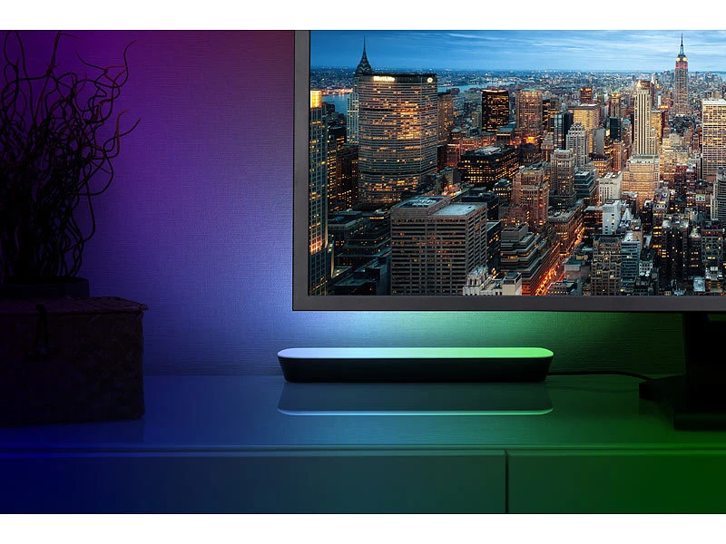 Luminea Home Control LED Farbwechsler:4er-Set WLAN-USB-Stimmungsleuchte Mit RGB+CCT-LEDs, App, 80 Lm, 3,5 W 6 Luminea Home Control LED Farbwechsler:4er-Set WLAN-USB-Stimmungsleuchte Mit RGB+CCT-LEDs, App, 80 Lm, 3,5 W – Bild 4