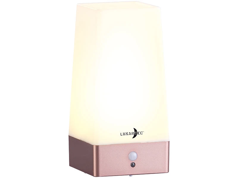 Lunartec LED Akku Tischleuchte:2er-Set LED-Akku-Tischlampen Mit PIR-Bewegungs-Sensor, USB, Warmweiß 6 Lunartec LED Akku Tischleuchte:2er-Set LED-Akku-Tischlampen Mit PIR-Bewegungs-Sensor, USB, Warmweiß – Bild 4