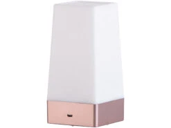 Lunartec Nachttischlampe Mit USB:LED-Akku-Tischlampe Mit PIR-Bewegungs-Sensor, USB, Warmweiß, Eckig -Lunartec Shop zx6039 3