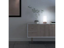 Lunartec Nachttischlampe Mit USB:LED-Akku-Tischlampe Mit PIR-Bewegungs-Sensor, USB, Warmweiß, Eckig -Lunartec Shop zx6039 4