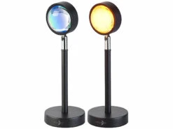 Lunartec Sonnenuntergangslampe:Sonnenuntergangs-LED-Projektionslicht, 10W, 180° Schwenkbar, USB, Alu 21 Lunartec Sonnenuntergangslampe:Sonnenuntergangs-LED-Projektionslicht, 10W, 180° Schwenkbar, USB, Alu -Lunartec Shop zx6059 15